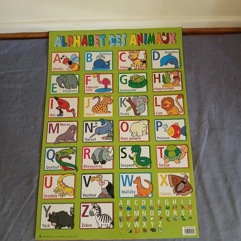 Learning French Educational Posters 30